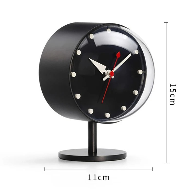 Vintage Gold Desk Clock - Weston packaging and product together for unboxing