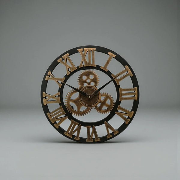 Large gear wall clock - Bevington