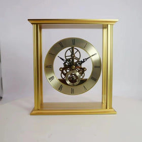Brass table clock - Braven