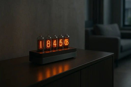 Modern Nixie clocks vintage tech meets contemporary design