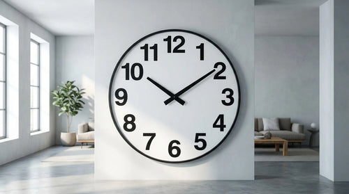 Read wall clock from a distance: size and placement tips