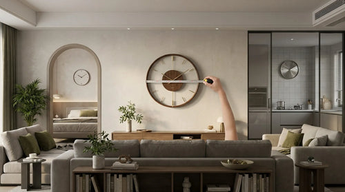 Wall clock size: choose the perfect fit for every room