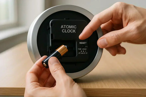 how to set atomic wall clock?