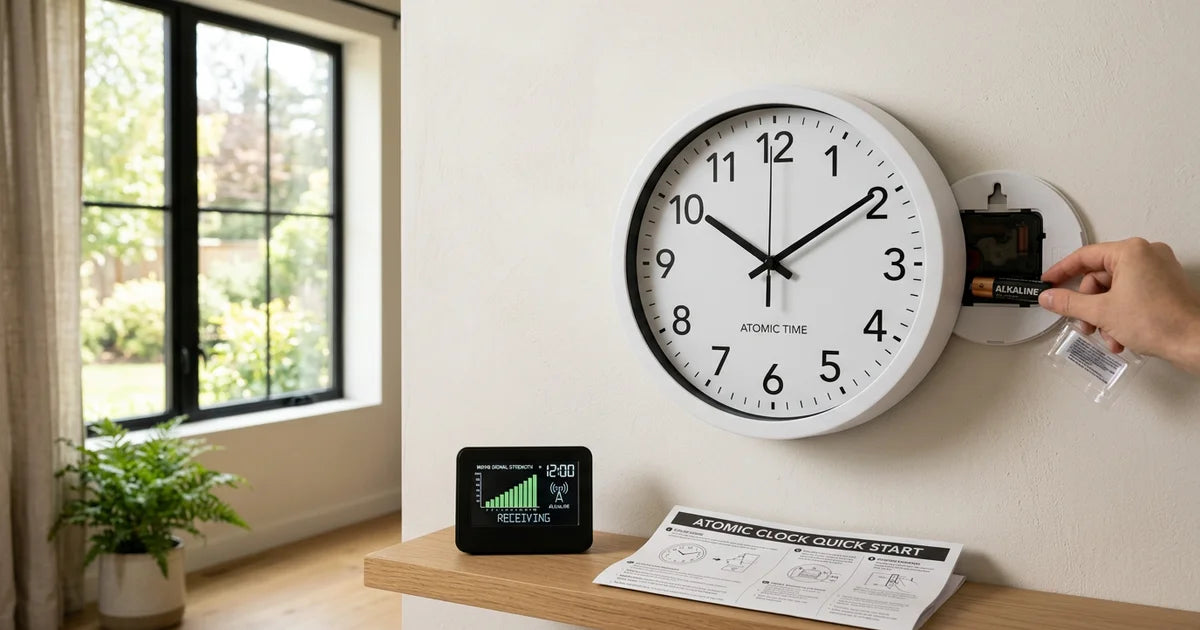 How to Set an Atomic Wall Clock: Setup Guide