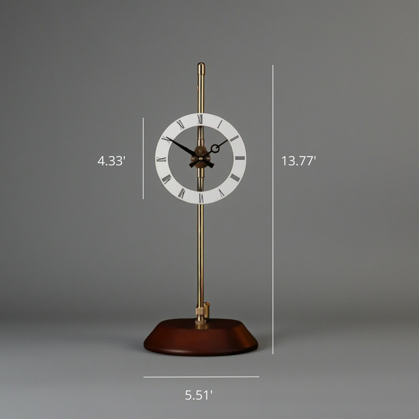 Aerial minimalist Pendulum Clock - Cheswick
