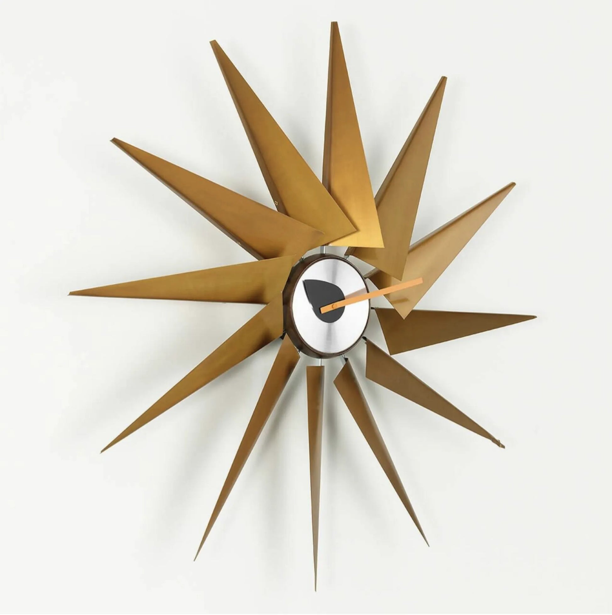 Decorative wall clock design on a white background