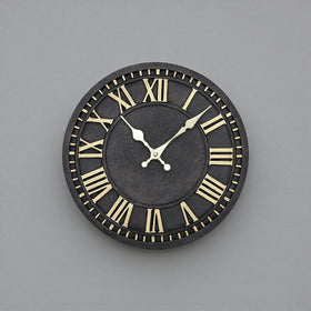Bronze outdoor wall clock - Geneva