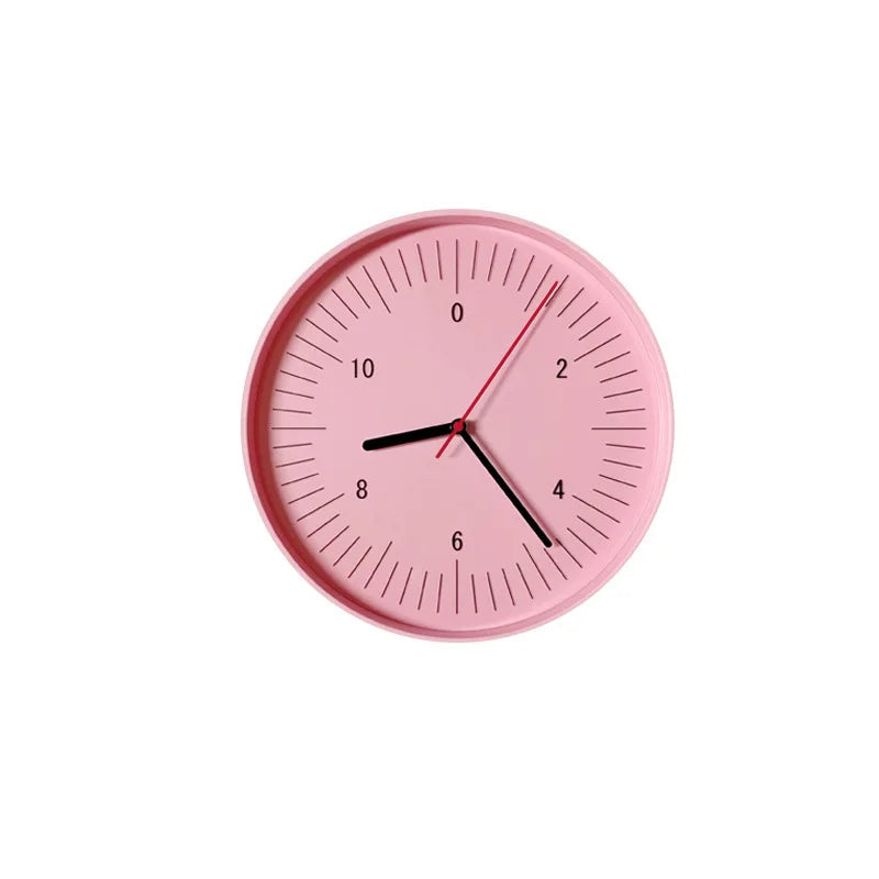 Numbers wall clock - Dunmore, featuring a round analog face with bold numerals in two-hour increments and a trio of hands, exemplifies minimalist style for modern home decor.
