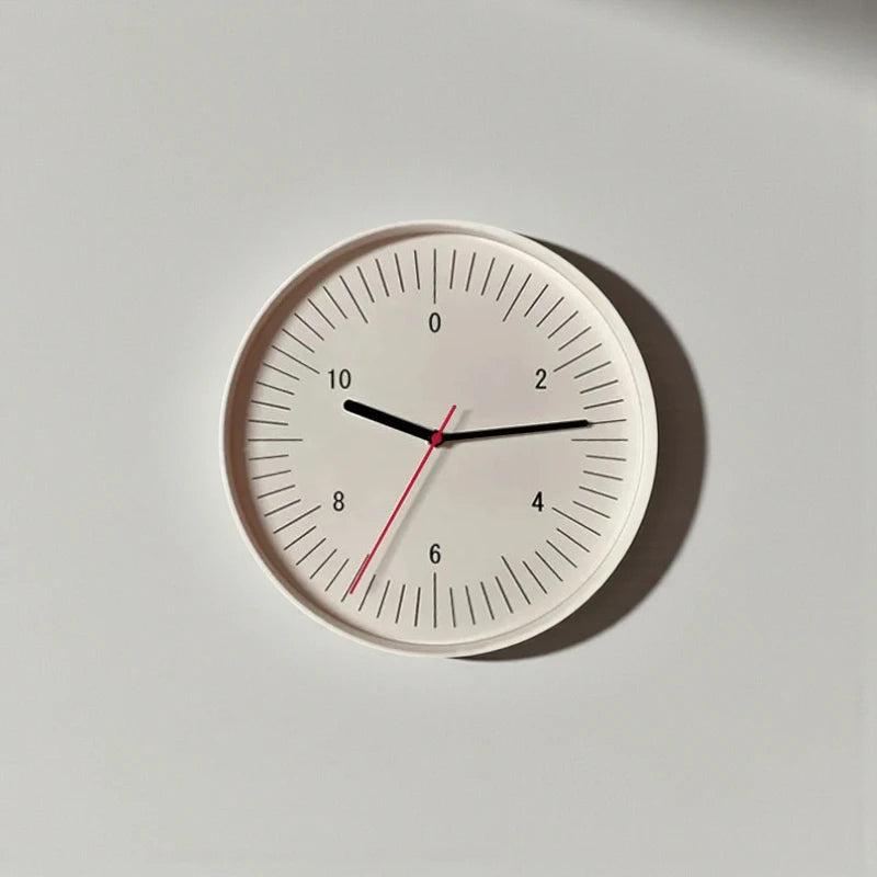 Numbers wall clock - Dunmore: A minimalist wall clock with bold even-hour numbers and sleek hands, set to ten past ten, perfect for modern homes seeking style and readability.