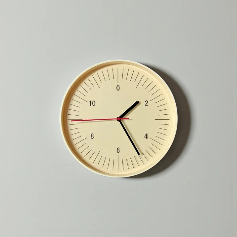 Numbers wall clock - Dunmore features a unique dial design on a cream face, ideal for modern homes. Its minimalist style and bold numbers enhance readability, embodying The Horologista's signature blend of style and function.