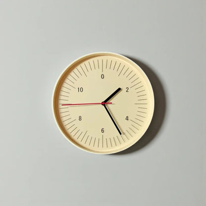Numbers wall clock - Dunmore features a unique dial design on a cream face, ideal for modern homes. Its minimalist style and bold numbers enhance readability, embodying The Horologista's signature blend of style and function.